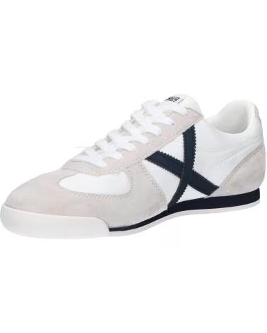 MUNICH ZAPATILLAS 4921003 EN BLANCO PARA UNISEX BLANCA Y AZUL