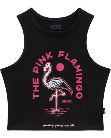 VANS OFF THE WALL CAMISETA VANS FLAMINGHOST FITTED TANK VN000GH8BLK1 NEGRO