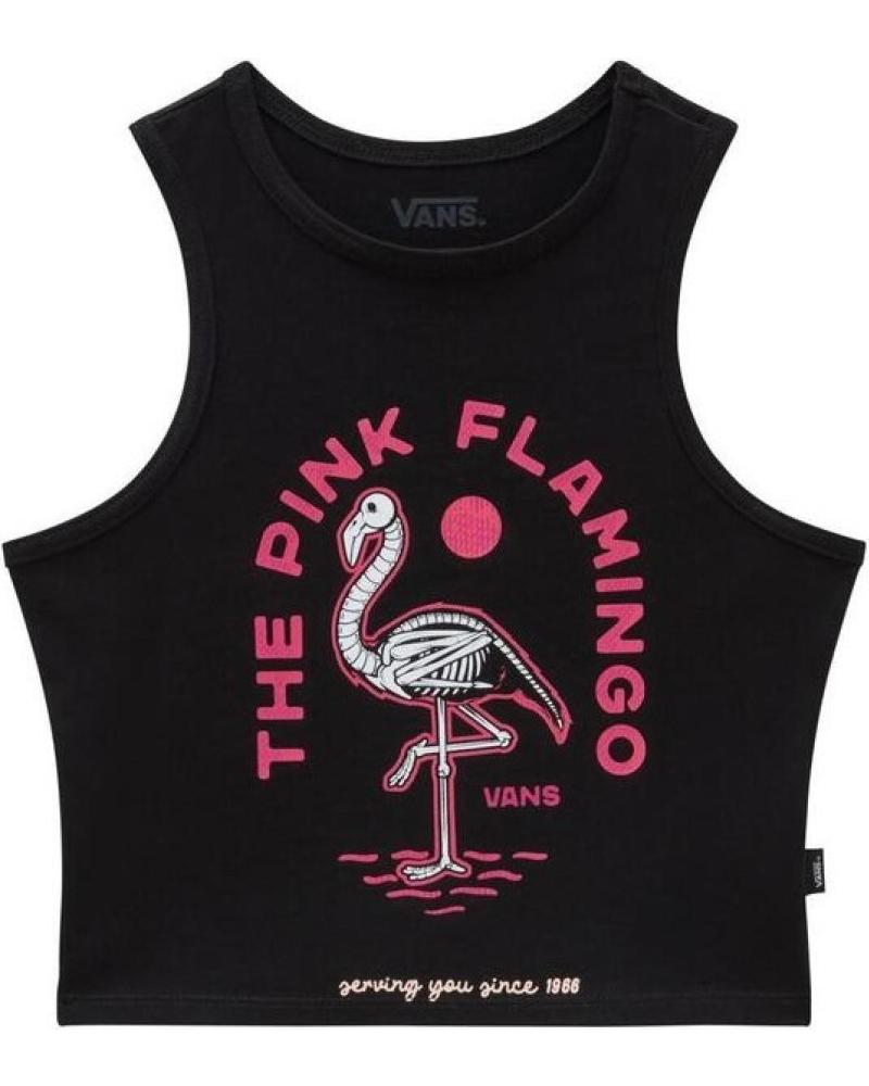 VANS OFF THE WALL CAMISETA VANS FLAMINGHOST FITTED TANK VN000GH8BLK1 NEGRO