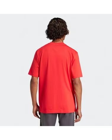 CAMISETA ADIDAS ESSENTIALS LINEAR LOGO JE8994 MANGA CURTA HOMEM ROJO