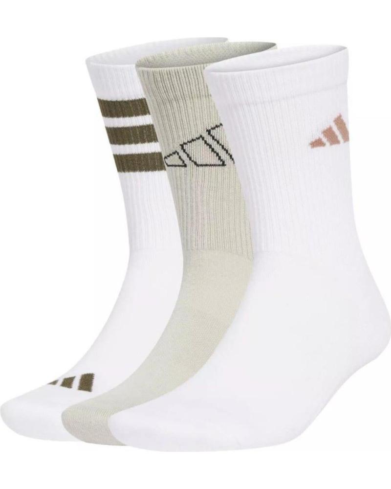 ADIDAS CALCETN LOGO PACK 3PP JD5830 BLANCO