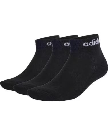 ADIDAS CALCETINES LINEAR ANKLE TOBILLERO PACK 3 UNDS NEGRO IC1305 NAN