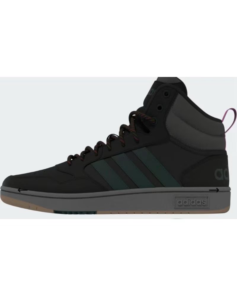 ADIDAS ZAPATILLA HOOPS 3 0 MID GZ6681 NEGRO