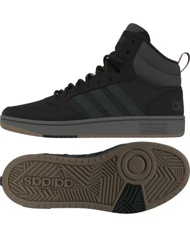 ADIDAS ZAPATILLA HOOPS 3 0 MID GZ6681 NEGRO