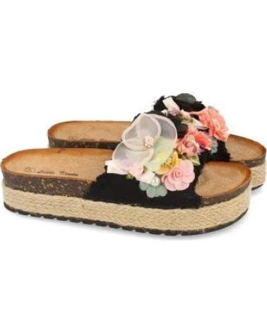 ZEHENTRENNER-SANDALEN SPORT3PUNTO0 LSS-19 MIT BLUMENPLATTFORM VARIOS COLORES