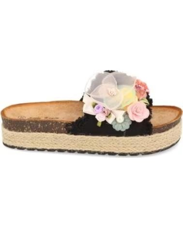 ZEHENTRENNER-SANDALEN SPORT3PUNTO0 LSS-19 MIT BLUMENPLATTFORM VARIOS COLORES