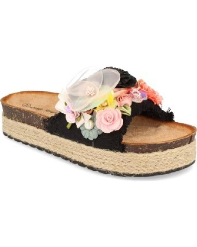 ZEHENTRENNER-SANDALEN SPORT3PUNTO0 LSS-19 MIT BLUMENPLATTFORM VARIOS COLORES