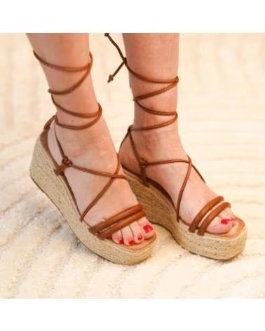 SANDALIAS DE CUÑA SPORT3PUNTO0 JNS336 CON TIRAS CRUZADAS VARIOS COLORES