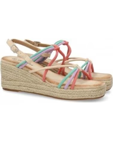SANDALES COMPENSÉES SPORT3PUNTO0 JNS333 BRIDES MULTICOLORES VARIOS COLORES