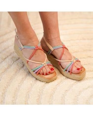 KEILSANDALEN SPORT3PUNTO0 JNS333 MEHRFARBIGE RIEMEN VARIOS COLORES