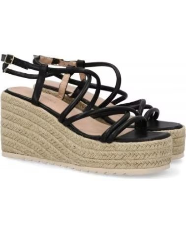 WEDGE SANDALS SPORT3PUNTO0 YJ797 BLACK STRAPPY VARIOS COLORES