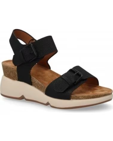 SPORT3PUNTO0 3345-NEGRO SANDALIA CON TIRAS CRUZADAS Y CUÑA VARIOS COLORES