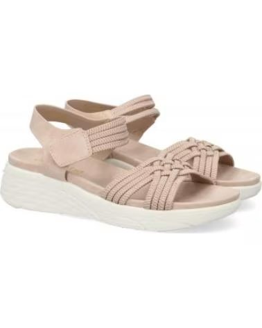 SANDALIAS DE CUÑA SPORT3PUNTO0 NS-5150 CON TIRAS TEJIDAS Y CIERRE DE VELCRO VARIOS COLORES