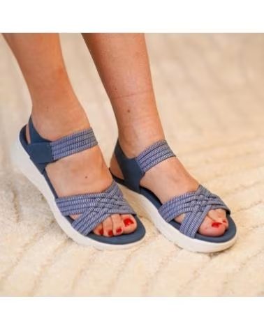 SANDÁLIAS DE VESTIR FEMININAS SPORT3PUNTO0 NS-5150 AZUL VARIOS COLORES