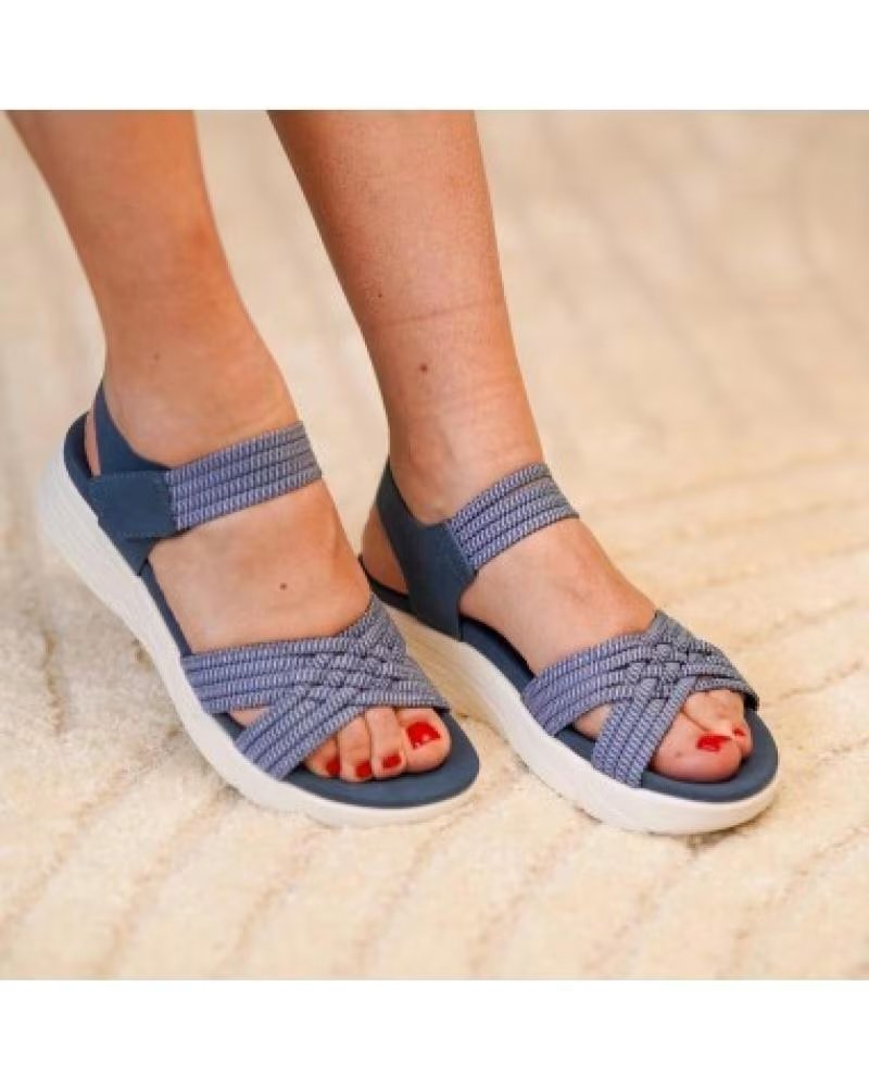 SANDÁLIAS DE VESTIR FEMININAS SPORT3PUNTO0 NS-5150 AZUL VARIOS COLORES