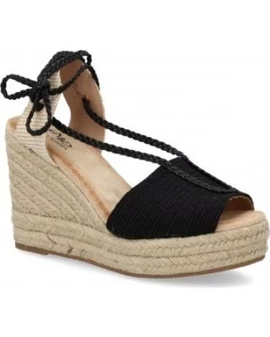 KEILABSATZ-SANDALEN MIT SCHNÜRUNG SPORT3PUNTO0 FZL-001 SCHWARZ VARIOS COLORES