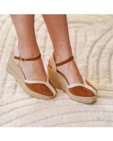 KEILABSATZ-ESPADRILLES SPORT3PUNTO0 TF3395 MIT KNÖCHELRIEMEN VARIOS COLORES