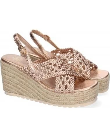 SANDALIAS DE CUÑA SPORT3PUNTO0 KK-1000-CHAMPAN VARIOS COLORES