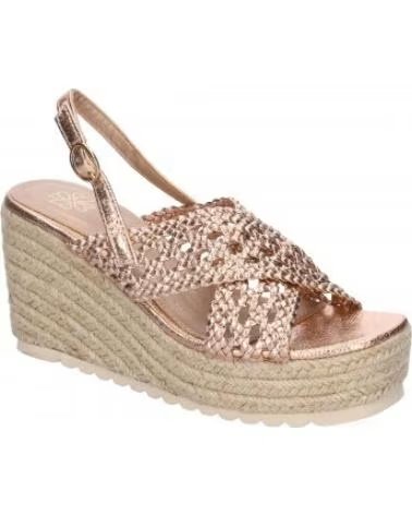 SANDALIAS DE CUÑA SPORT3PUNTO0 KK-1000-CHAMPAN VARIOS COLORES
