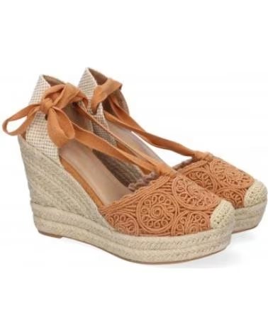 KEILABSATZ-ESPADRILLES SPORT3PUNTO0 JC-5019 MIT KNÖCHELRIEMEN VARIOS COLORES