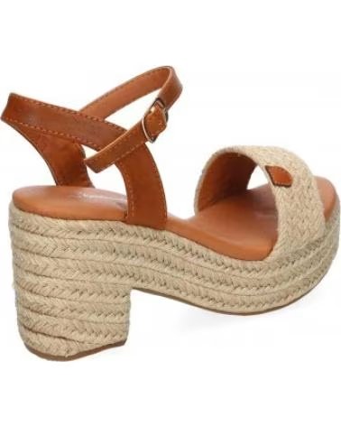 SANDALES À TALONS FEMME SPORT3PUNTO0 F230-13-BEIGE AVEC BRACELET DE CHEVILLE VARIOS COLORES