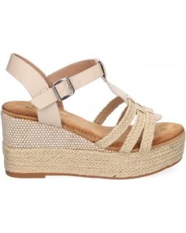 SANDALIA CUÑA SPORT3PUNTO0 F230-48 T-STRAP ESPARTO BEIGE VARIOS COLORES