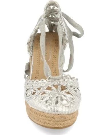 ESPARTO-KEILSANDALETTEN SPORT3PUNTO0 YZ19-53-PLATA MIT SCHNÜRUNG VARIOS COLORES
