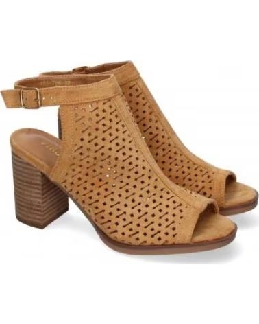PEEP-TOE BLOCKABSATZ-SANDALEN SPORT3PUNTO0 VRA-786 AUS LEDER VARIOS COLORES