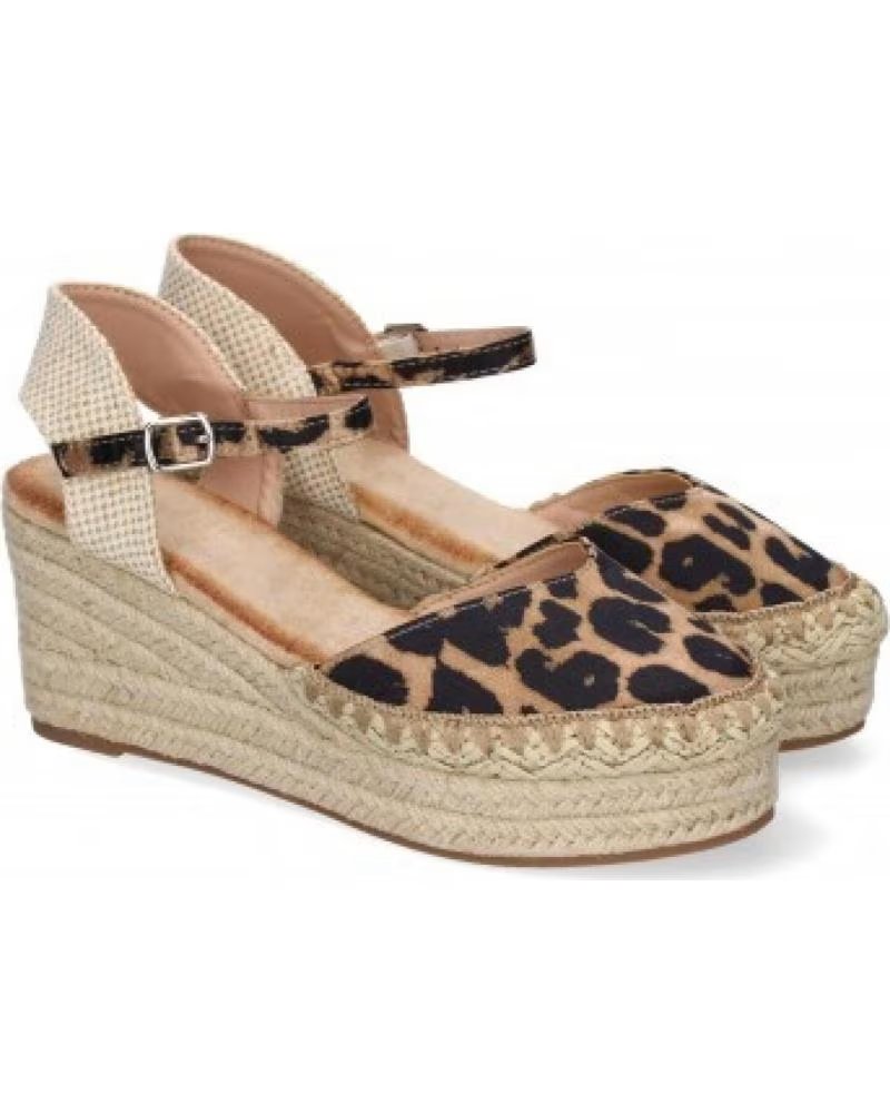 SPORT3PUNTO0 KEILSANDALEN MIT LEOPARDENMUSTER VARIOS COLORES
