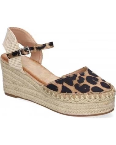 SPORT3PUNTO0 KEILSANDALEN MIT LEOPARDENMUSTER VARIOS COLORES