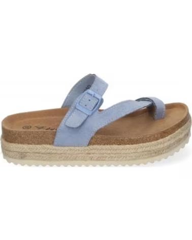 SANDALIAS DE DEDO SPORT3PUNTO0 M-238 AZUL CON SUELA DE ESPARTO VARIOS COLORES