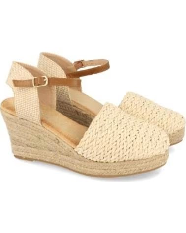 SPORT3PUNTO0 1N-0016-BEIGE ESPADRILLES CON CUÑA Y TIRA AL TOBILLO VARIOS COLORES