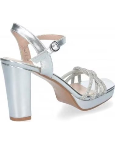 SANDALIAS DE VESTIR SPORT3PUNTO0 WXL772 PLATEADAS CON TACÓN VARIOS COLORES