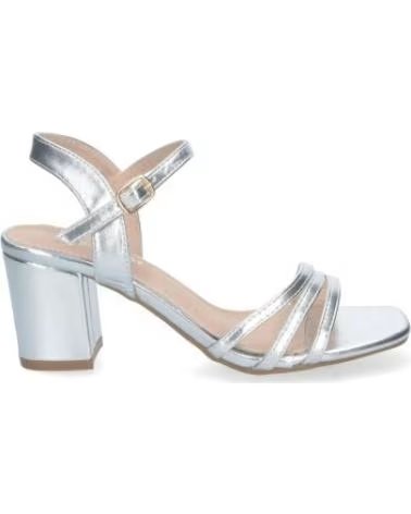 SANDALIAS DE VESTIR MUJER SPORT3PUNTO0 YG621 TACÓN PLATEADO VARIOS COLORES