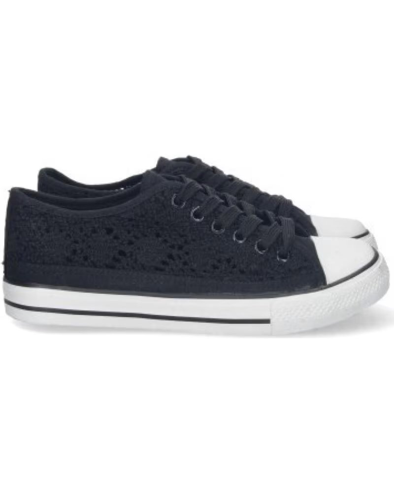 TÊNIS CASUAL FEMININO SPORT3PUNTO0 EV-97 PRETO VARIOS COLORES