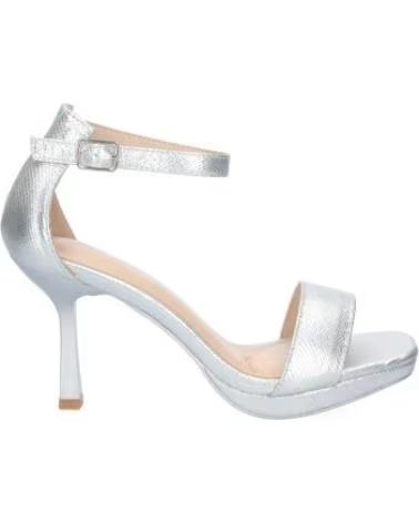 ELEGANTE SANDALE SPORT3PUNTO0 A-2215 SILBER FÜR DAMEN MIT ABSATZ VARIOS COLORES