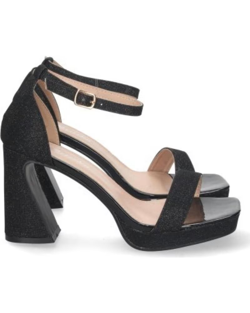 PLATEAU-SANDALEN SPORT3PUNTO0 WXL601 SCHWARZ VARIOS COLORES