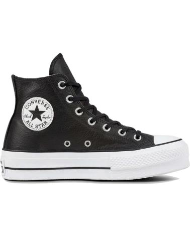 CONVERSE BOTA PARA MUJER CON PLATAFORMA CTAS LIFT CLEAN HI NEGRO
