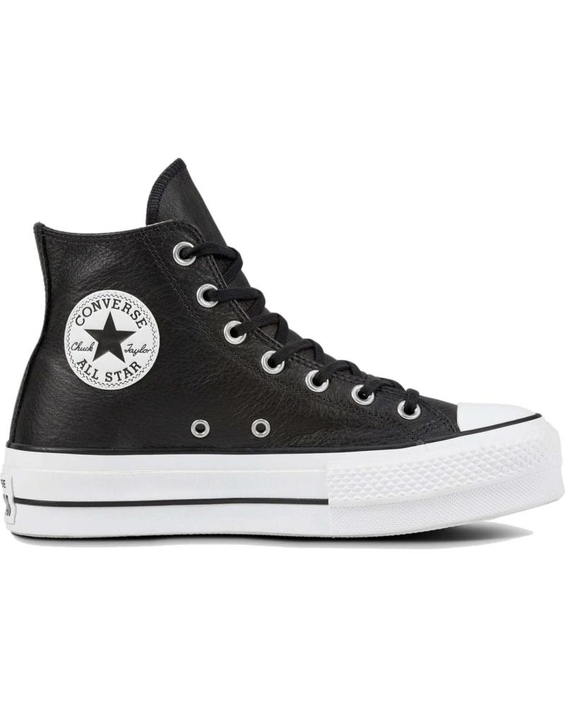 CONVERSE BOTA PARA MUJER CON PLATAFORMA CTAS LIFT CLEAN HI NEGRO
