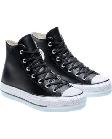 CONVERSE BOTA PARA MUJER CON PLATAFORMA CTAS LIFT CLEAN HI NEGRO