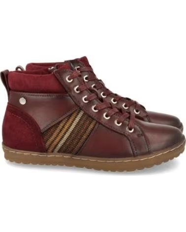 SPORT3PUNTO0 VR1-372 BURGUNDY LEATHER HIGH CASUAL BOOTS VARIOS COLORES