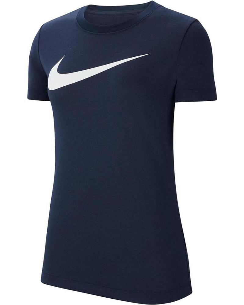 CAMISETA NIKE DRI-FIT PARK20 SS MUJER AZUL MARINO AZUL