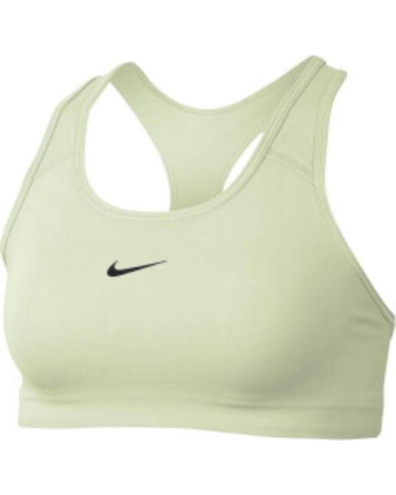 TOP DEPORTIVO NIKE SWOOSH 1PP BRA BV3636 MUJER VERDE
