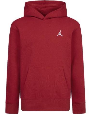 SUDADERA CON CAPUCHA NIKE BROOKLYN FLEECE PARA NIÑO ROJA ROJO