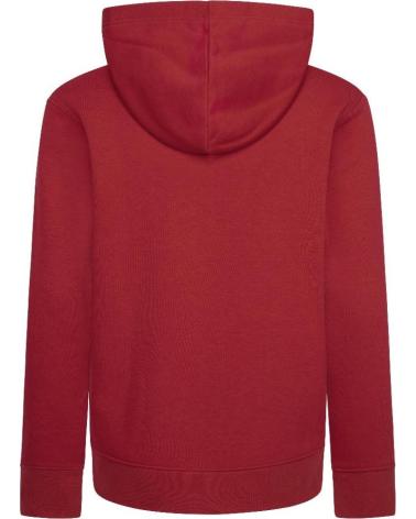 SUDADERA CON CAPUCHA NIKE BROOKLYN FLEECE PARA NIÑO ROJA ROJO