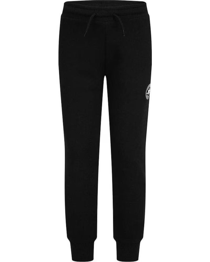 PANTALÓN JOGGER CONVERSE SIGNATURE CHUCK PATCH HOMBRE NEGRO NEGRO