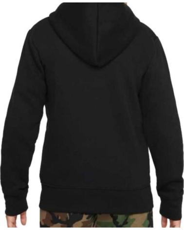 CHAQUETA NIKE ESSENTIALS CON CAPUCHA INFANTIL NEGRO