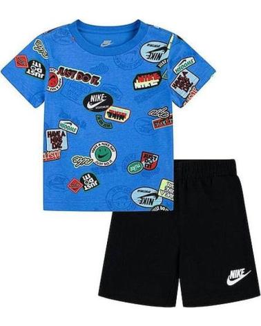 CONJUNTO DEPORTIVO INFANTIL NIKE 86L693 ESTAMPADO AZUL AZUL
