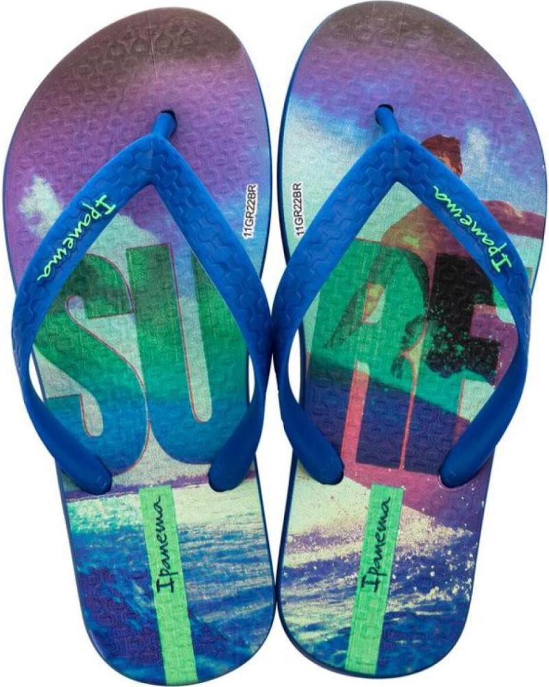 CHANCLAS IPANEMA CLASS XI AJ486 PARA NIÑO AZUL