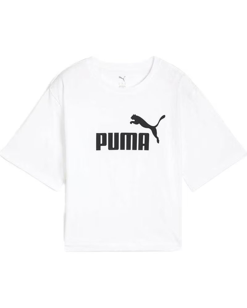 PUMA Camiseta De Manga Corta 113-684972 en blanco para unisex 02